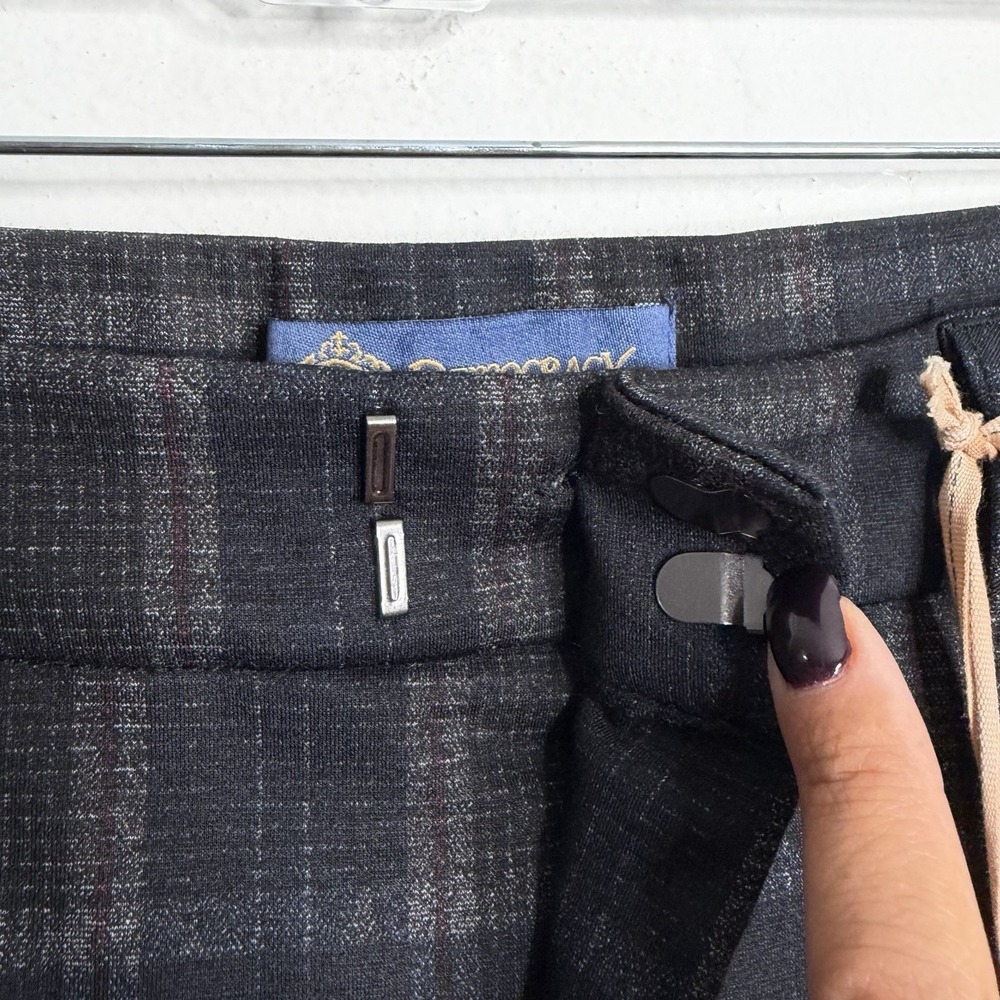 NWT Democracy Ab Solution High Rise Ponte Pant Stretch Fall Plaid Size 6 Casual - Picture 8 of 8